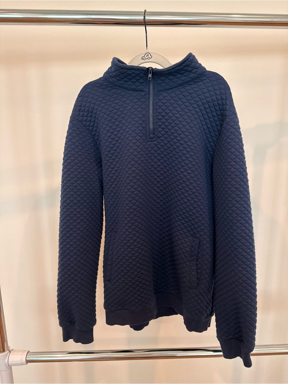 Boys Youth Navy Quarter Zip